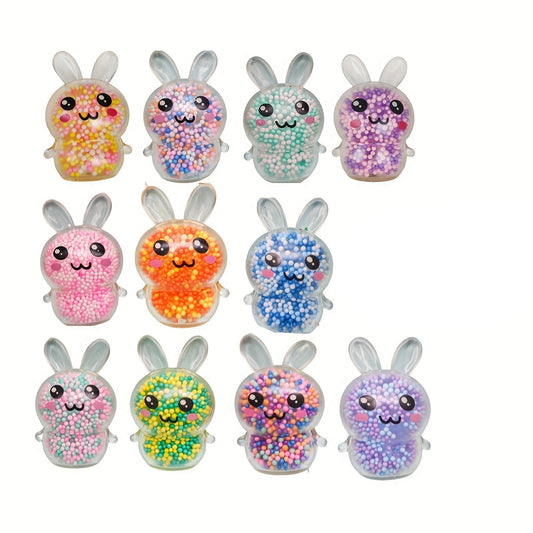 6pcs Squishy Bunny Stress Balls for Kids & Adults-0